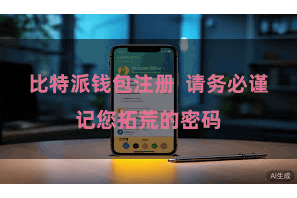 比特派钱包注册 请务必谨记您拓荒的密码