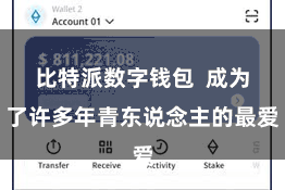 比特派数字钱包  成为了许多年青东说念主的最爱