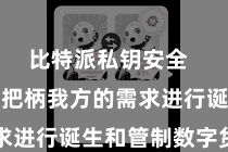 比特派私钥安全  用户不错把柄我方的需求进行诞生和管制数字货币