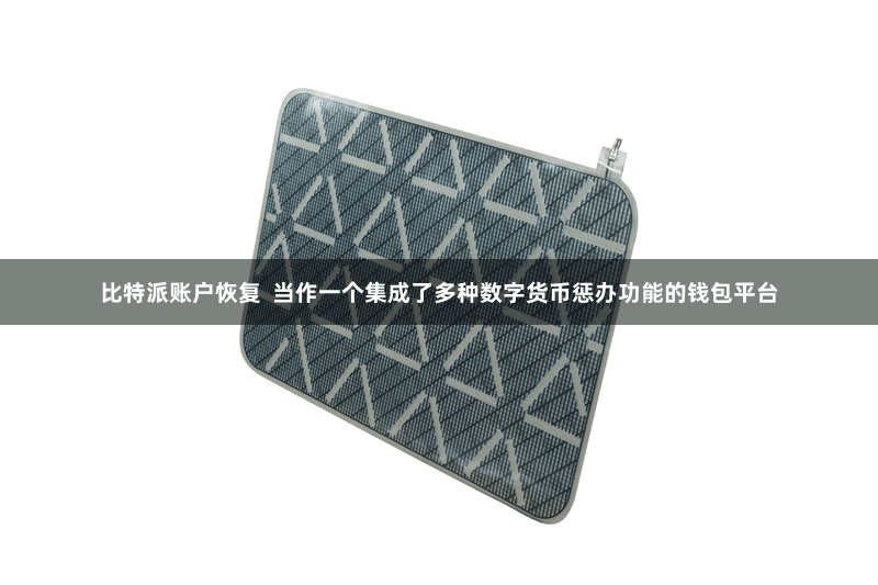 比特派账户恢复  当作一个集成了多种数字货币惩办功能的钱包平台